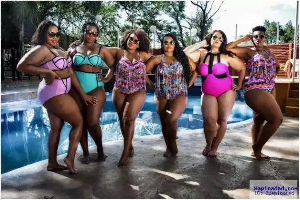 Photos: Thick South African Women Step Out In Bikini For Pool Party